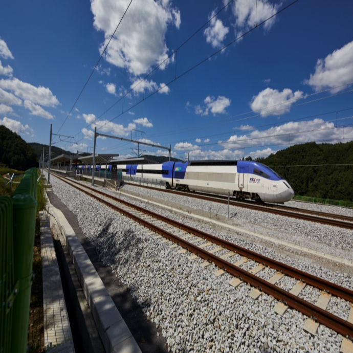 Railway between Wonju and Gangneung Area 4 Roadbed